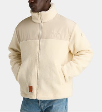 Blouson polaire droit Moncton  - Bombers Original - Écru