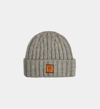 Bonnet Snower côtelé - Bombers Original - Gris foncé
