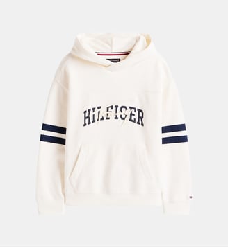 Sweat logo droit - Tommy Hilfiger - Ivoire