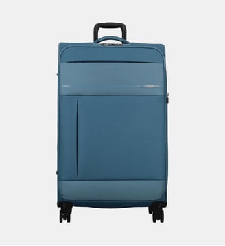 Valise souple Monthelys Jumbo 4R 78 cm - Jump - Bleu