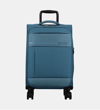 Valise cabine souple Monthelys 4R 55 cm - Jump - Bleu