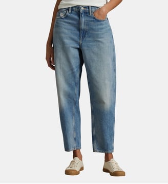 Jean mom effet délavé - Polo Ralph Lauren - Blue