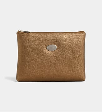 Pochette Limace cuir grainé - Mac Douglas - Doré