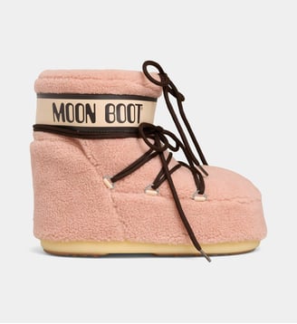 Après-ski Icon signature polaire - Moon Boot - Rose