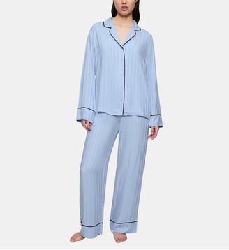 Pyjama fluide Amourette - Triumph - Bleu glace