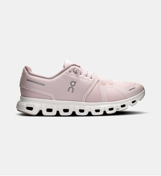 Baskets basses Cloud 6 effet mesh - On - Rose clair