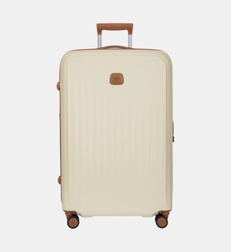 Valise rigide extensible Taormina 75 cm 4R - Bric's - Ecru et marron