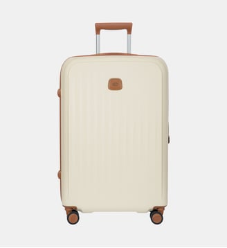 Valise rigide extensible Taormina 69 cm 4R - Bric's - Ecru et marron
