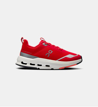 Baskets basses Cloudnova effet mesh - On - Rouge