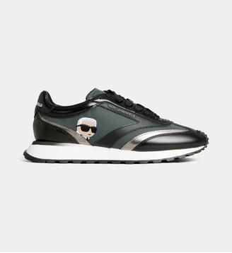 Baskets basses Kairo NFT en cuir - Karl Lagerfeld - Noir