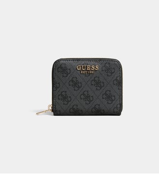 Porte-monnaie Laurel S - Guess - Gris foncé