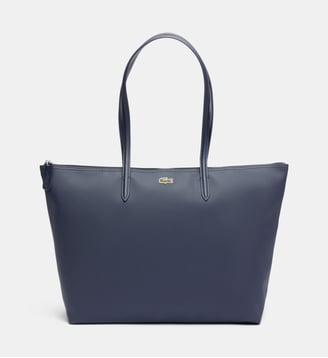 Sac cabas L.12.12 signature shopping - Lacoste - Bleu marine