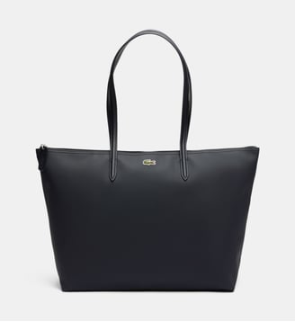 Sac cabas L.12.12 signature shopping - Lacoste - Noir