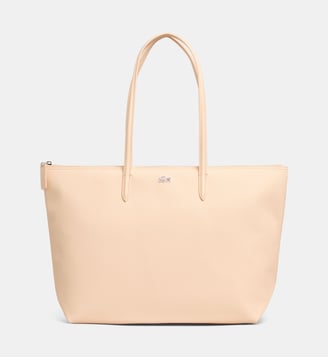 Sac cabas L.12.12 signature shopping - Lacoste - Rose poudre