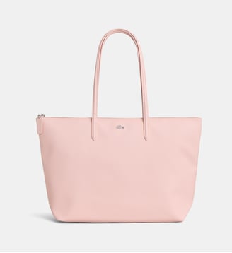 Sac cabas L.12.12 signature shopping  - Lacoste - Rose poudré