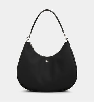 Sac demi-lune Daily City - Lacoste - Noir
