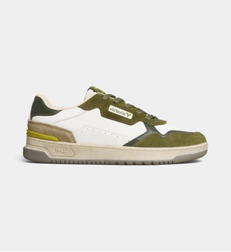 Baskets basses C80 en cuir - Victoria - Kaki