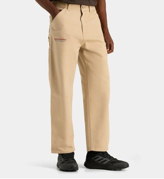 Pantalon OG Single Knee Graphic Dearborn en coton - Carhartt WIP - Marron moyen