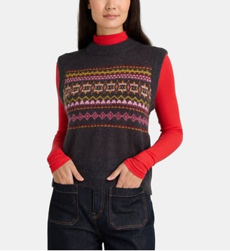 Pull Bibi sans manches - Garance Paris - Anthracite