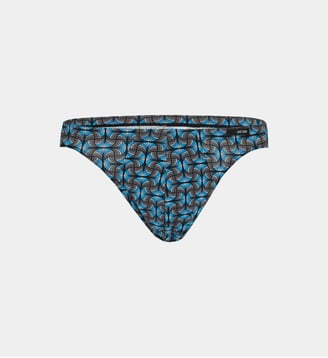 Slip Aloys à imprimé géométrique - Hom - Bleu et gris