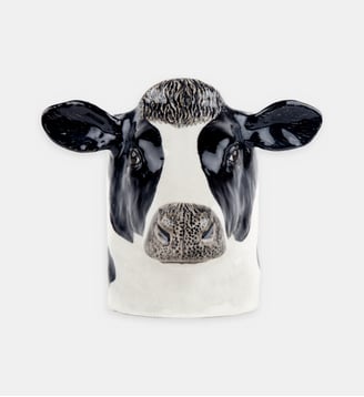Coquetier - Vache - Quail Designs - Blanc et noir