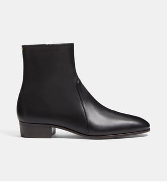 Bottines Pat en cuir de cheveau - Valentino Garavani - Noir