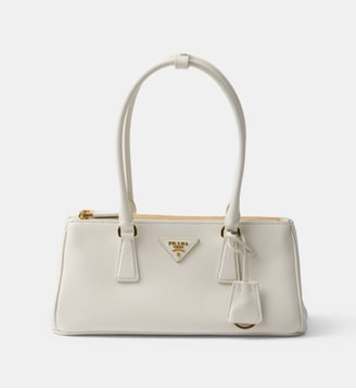 Sac à main Galleria en cuir - Prada - Blanc