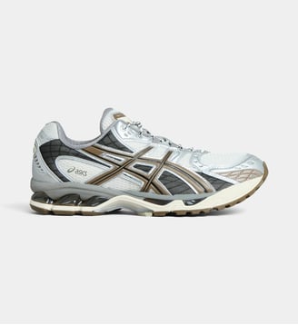 Baskets basses Gel-Nimbus 10.1 - Asics - Écru et argent