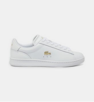 Baskets basses Carnaby Set en cuir signature - Lacoste - Blanc et doré