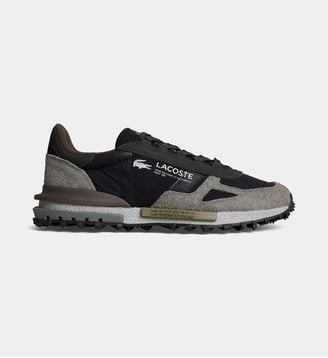 Baskets basses Elite Active en nylon - Lacoste - Noir et gris