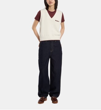 Pull sans manches droite Slayden - Dickies - Crème
