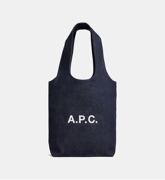 Sac cabas Tote Ninon en denim - A.P.C. - Bleu brut