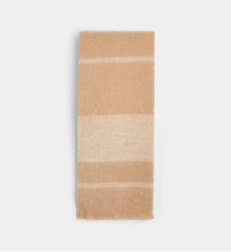 Écharpe Margot à carreaux - Galeries Lafayette - Beige