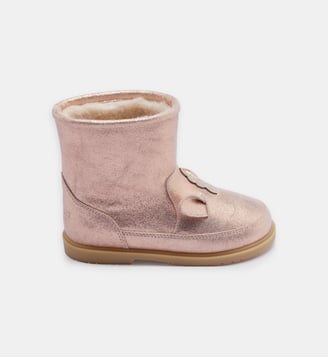 Bottines Xelly Licorne en cuir - Donsje - Rose métallique