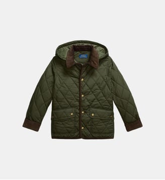 Veste à capuche droite signature - Polo Ralph Lauren - Olive