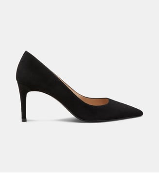 Escarpins Stuart Power 75 suède - Stuart Weitzman - Noir