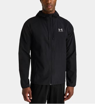 Coupe-vent à capuche fantaisie logo - Under Armour - Noir