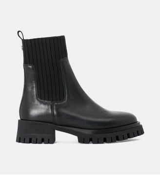 Boots chaussettes Samper - Mellow Yellow - Noir