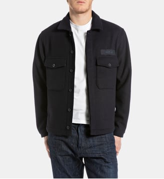 Surchemise droite - Replay - Bleu marine