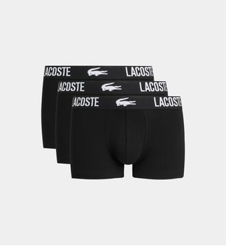 Lot de 3 boxers en coton - Lacoste - Noir