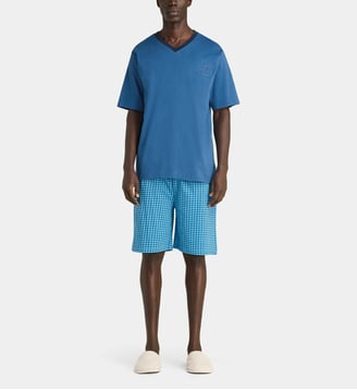 Ensemble pyjama-short en coton - Mariner - Indigo