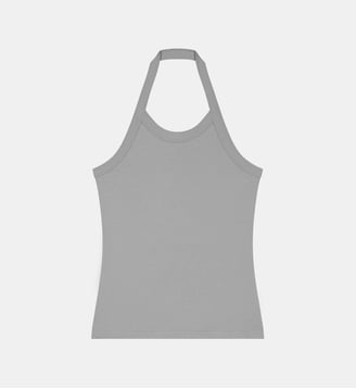 Top Angie slim sans manches en coton - Flore Flore - Mouse