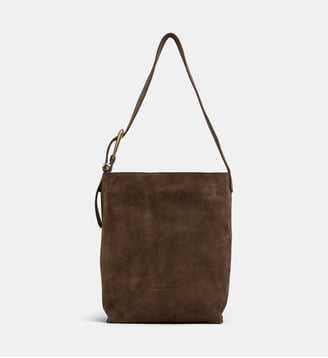 Sac seau Edie daim - Margaux Lonnberg - Brown