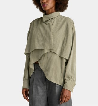 Chemise ample Bird rayée - Margaux Lonnberg - Vert