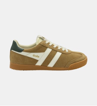 Baskets basses Elan en cuir - Gola - Beige et blanc