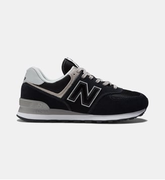 Baskets basses 574 en cuir - New Balance - Noir