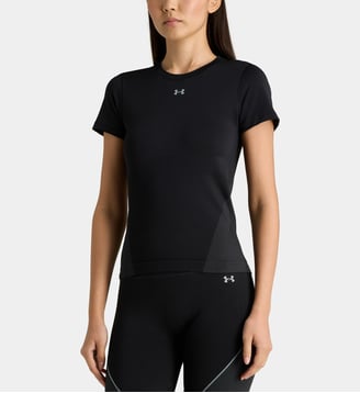 T-shirt Vanish Seamless slim - Under Armour - Noir et gris