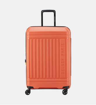 Valise rigide extensible Lutèce 4R 69 cm - Delsey Paris - Orange clair