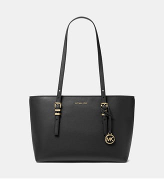 Sac cabas Quinn en cuir M  - Michael Kors - Noir