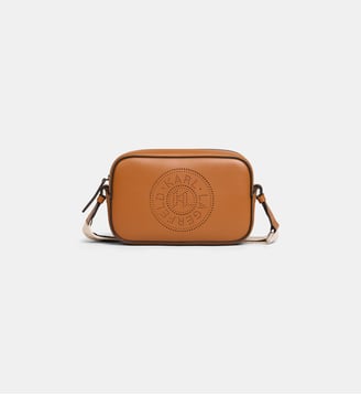Sac à main camera K/Circle cuir - Karl Lagerfeld - Tan